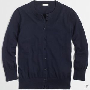 J Crew - Navy Jackie Cardigan (Small)